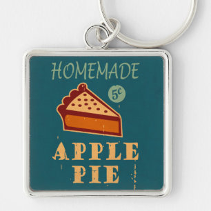 Porte-clés Tarte aux pommes
