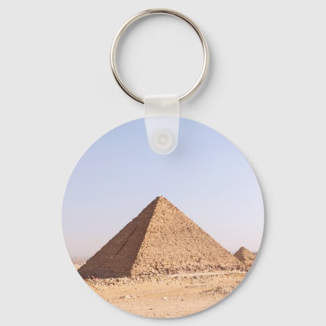 Porte-clés Tasse à café Pyramides d'Égypte (Recto)