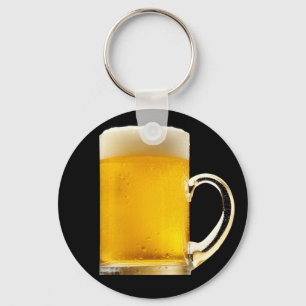 Porte-clés Tasse de bière mousseuse