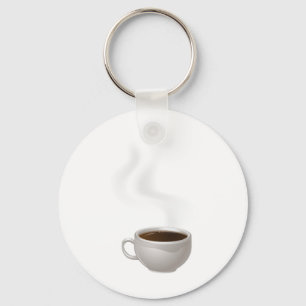 Porte-clés Tasse de cuire le café à la vapeur