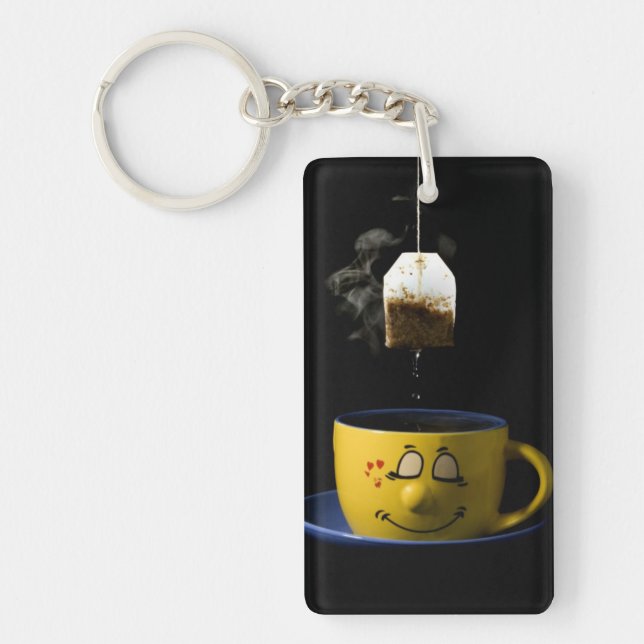 Porte-clés Tasse de porte-clés/de porte - clé de thé (Devant)