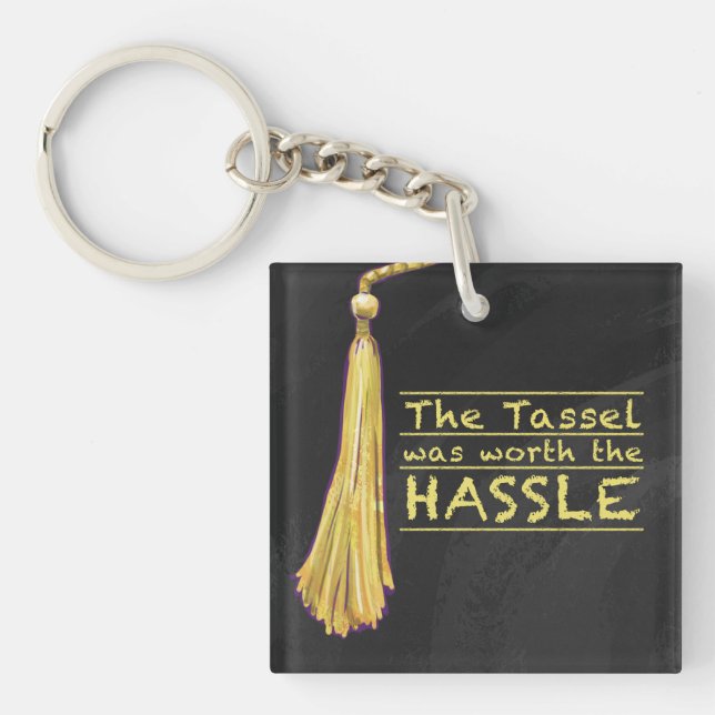 Porte-clés Tassel Hassle Gold (Devant)