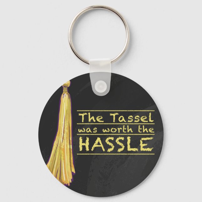 Porte-clés Tassel Hassle Gold (Recto)