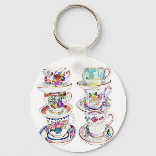 Porte-clés Tasses de thé assez petites