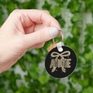 Porte-clés Tatie Camo Cadeau de la sœur Annonce Nouveau Bébé