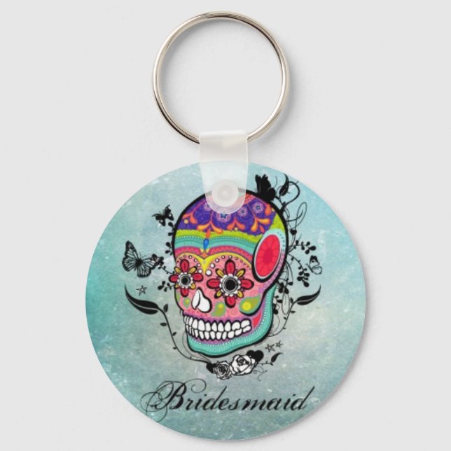 Porte-clés Tatouage Sugar Skull Bridesmaid Porte - clé (Recto)