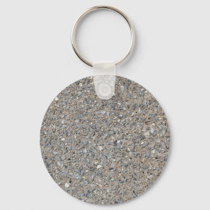 Porte-clés Taupe Concrete Cement Blue Aggregate Sidewalk