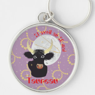 Porte-clés Taureau 21 avril au 20 mai Porte-chiffres