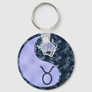 Porte-clés Taureau Yin Yang
