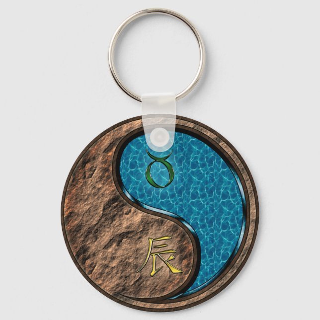 Porte-clés Taurus & Dragon d'eau (Recto)