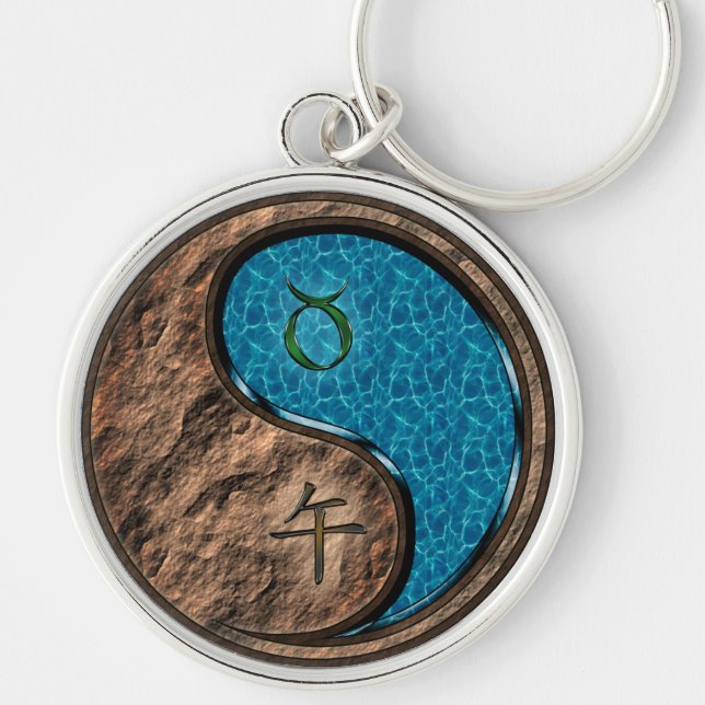 Porte-clés Taurus et Cheval d'eau (Devant)