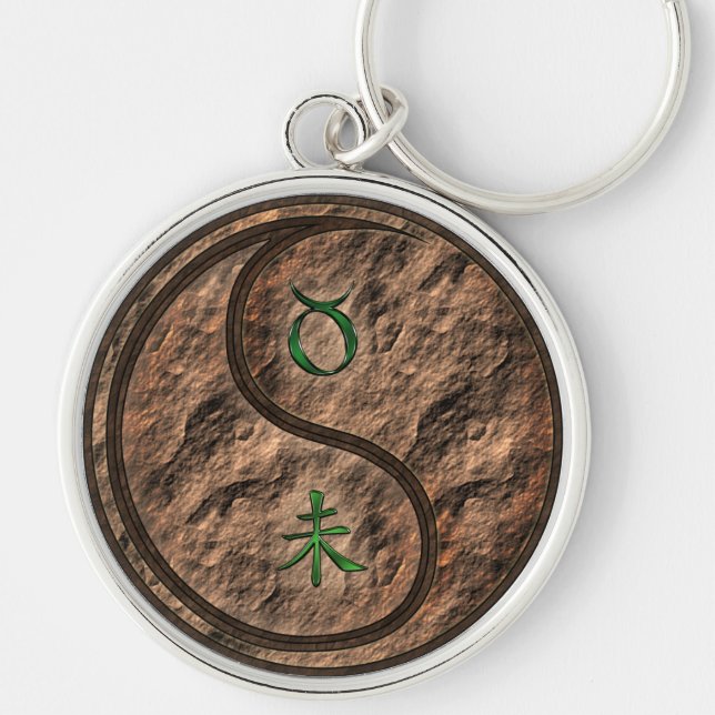 Porte-clés Taurus et chèvre terrestre (Devant)