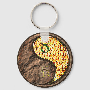 Porte-clés Taurus et dragon de feu