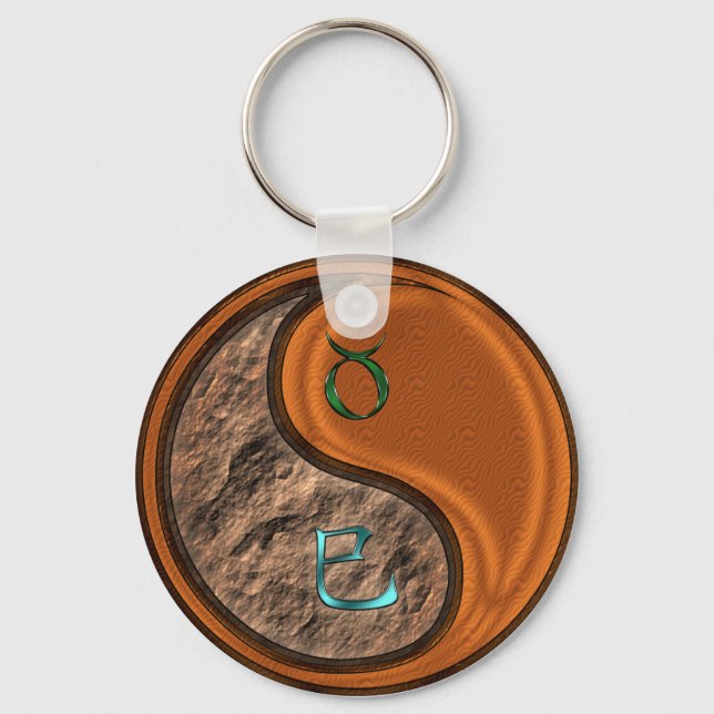 Porte-clés Taurus et serpent à bois (Recto)