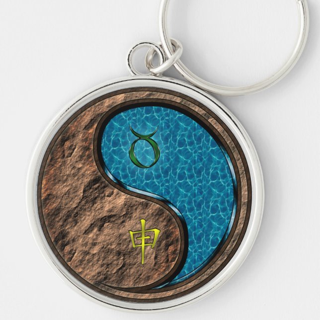 Porte-clés Taurus et singe de l'eau (Devant)
