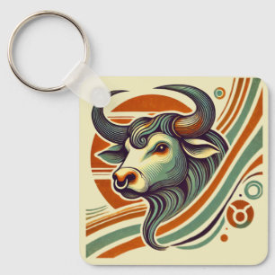 Porte-clés Taurus Zodiac Porte - clé Vintage