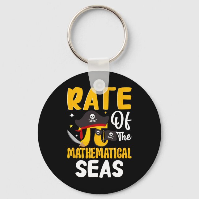 Porte-clés Taux De Mer Mathématique - Math Symbole Pi 3.1 (Recto)