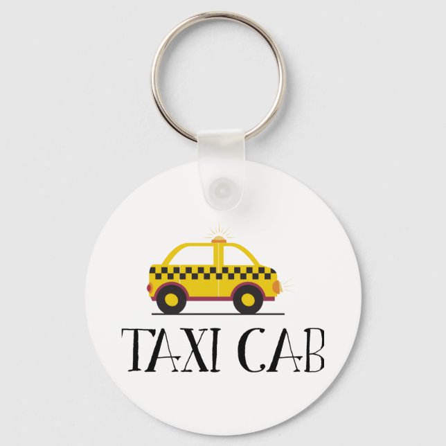 Porte-clés Taxi Cab (Recto)