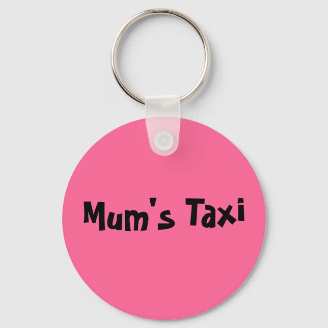 Porte-clés Taxi de maman (Recto)