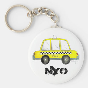 Porte-clés photo d'un TAXI NEW YORK