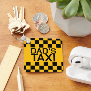Porte-clés Taxi personnalisé Nom personnalisé