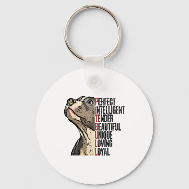 Porte-clés Tbull Perfect Intelligent Tender Beautiful Unique  (Recto)