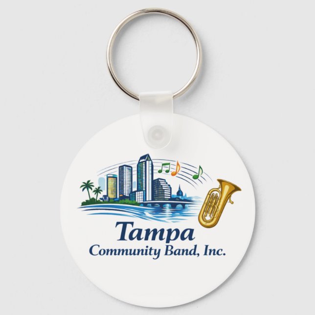 Porte-clés TCB Baritone/Euphonium/Tuba Logo Keychain (Recto)