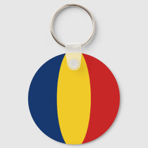 Porte-clés Tchad Porte - clé du drapeau Fisheye