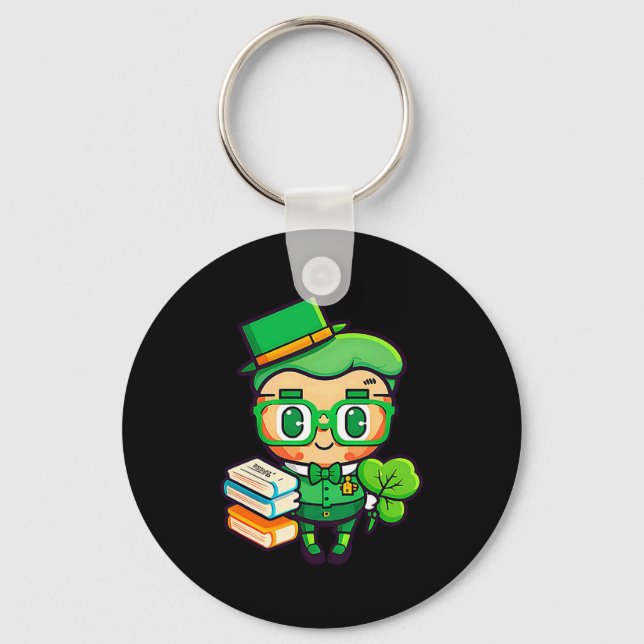 Porte-clés Teacher Leprechaun St Patricks Day Teacher T Shirt (Recto)