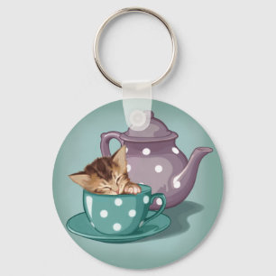 Porte-clés Teacup Kitten