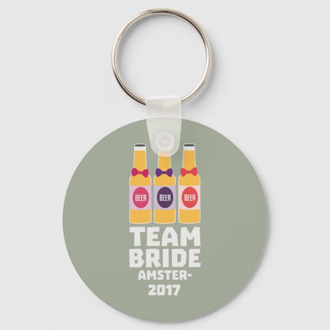 Porte-clés Team Bride Amsterdam 2017 Zn034 (Recto)