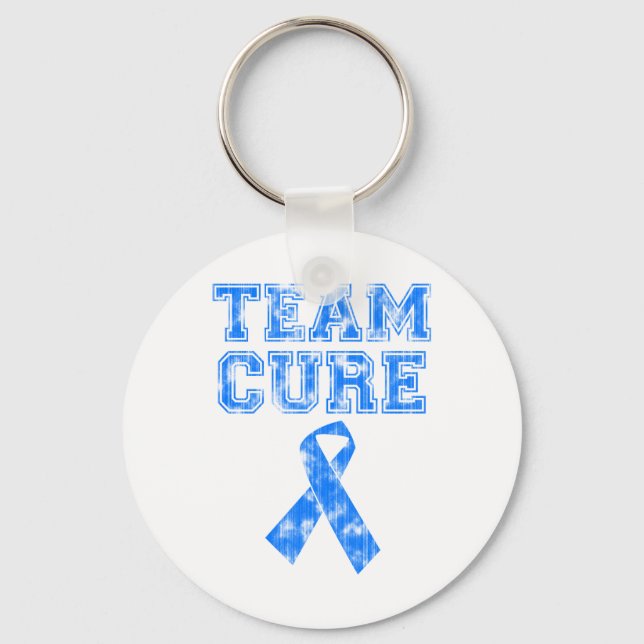 Porte-clés Team Cure (bleu) (Recto)