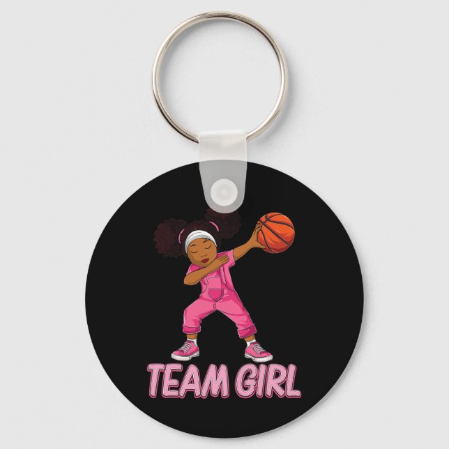 Porte-clés Team Girl Bysketbyll Bbyll Joueur (Recto)