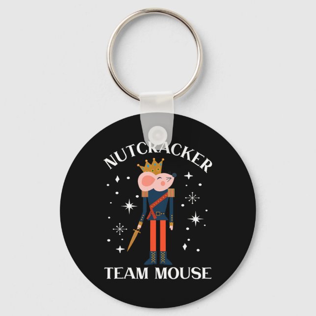 Porte-clés Team Mouse Nutcracker Noël Danse Amusante Soldat (Recto)
