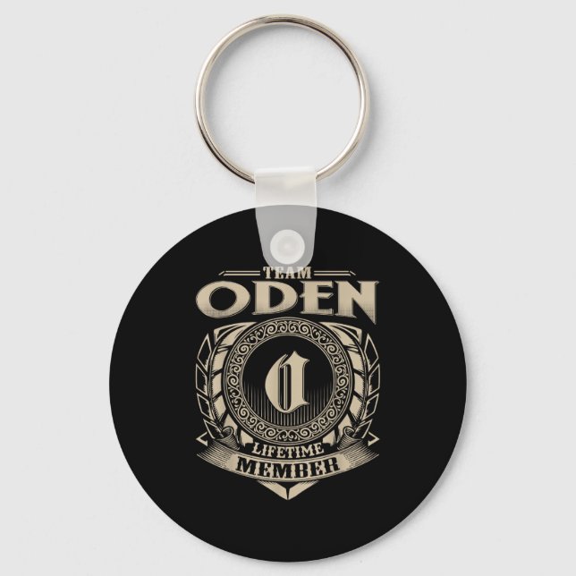 Porte-clés Team Oden Lifetime Member Funny Oden Family Name V (Recto)