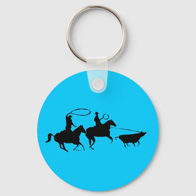 Porte-clés team ropers 100 (Recto)