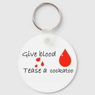 Porte-clés Tease un cockatoo