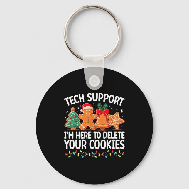 Porte-clés Tech Suprt Christmas Cookies Women Men Funny Chris (Recto)