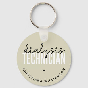 Porte-clés Technicien de dialyse personnalisé Cadeaux techn