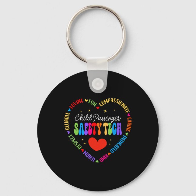Porte-clés Technicien de sécurité pour enfants, Sécurité des  (Recto)