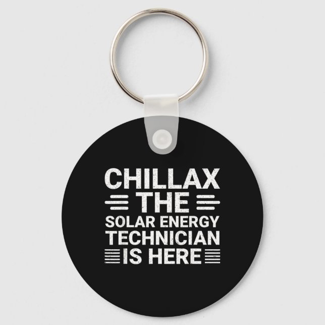 Porte-clés Technicien en énergie solaire 1 (Recto)