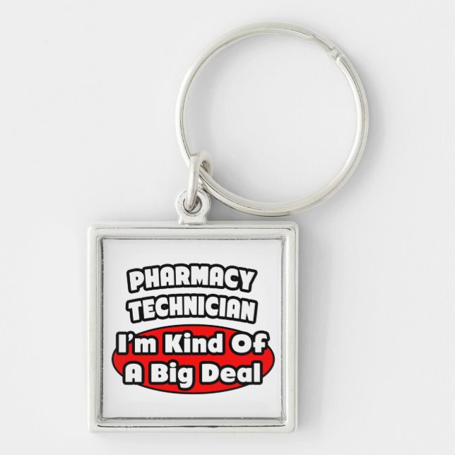 Porte-clés Technicien en pharmacie .. Gros accord (Devant)