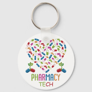 Porte-clés Technicien en pharmacie pharmacien