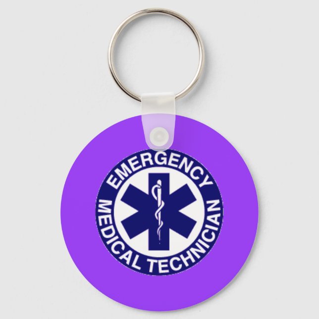 Porte-clés Technicien Médicale en urgence EMT (Recto)