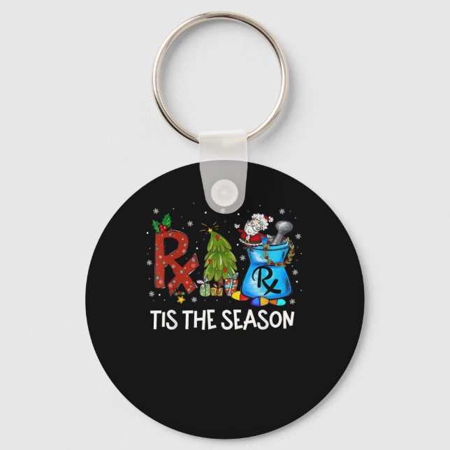 Porte-clés Technicien Noël C'est La Saison (Recto)