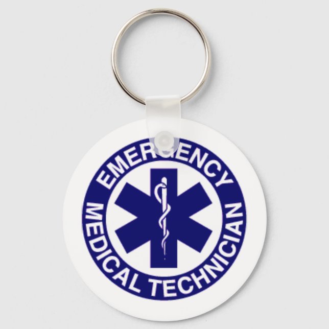 PORTE-CLÉS TECHNICIENS MÉDICALES D'URGENCE EMT (Recto)