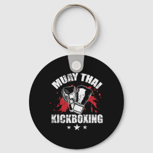 Porte-clés Techniques traditionnelles de kickboxing Muay Thai