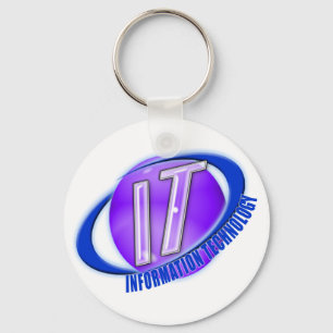 PORTE-CLÉS TECHNOLOGIE DE L'INFORMATION DE LOGO/SWOOSH