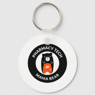Porte-clés Technologie pharmaceutique personnalisée Mama Bear