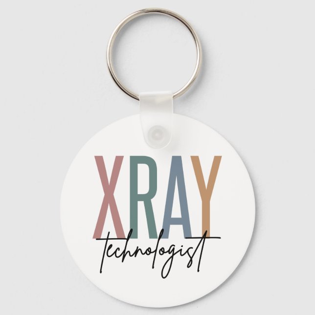 Porte-clés Technologue en radiographie de Xray Tech Cadeaux m (Recto)